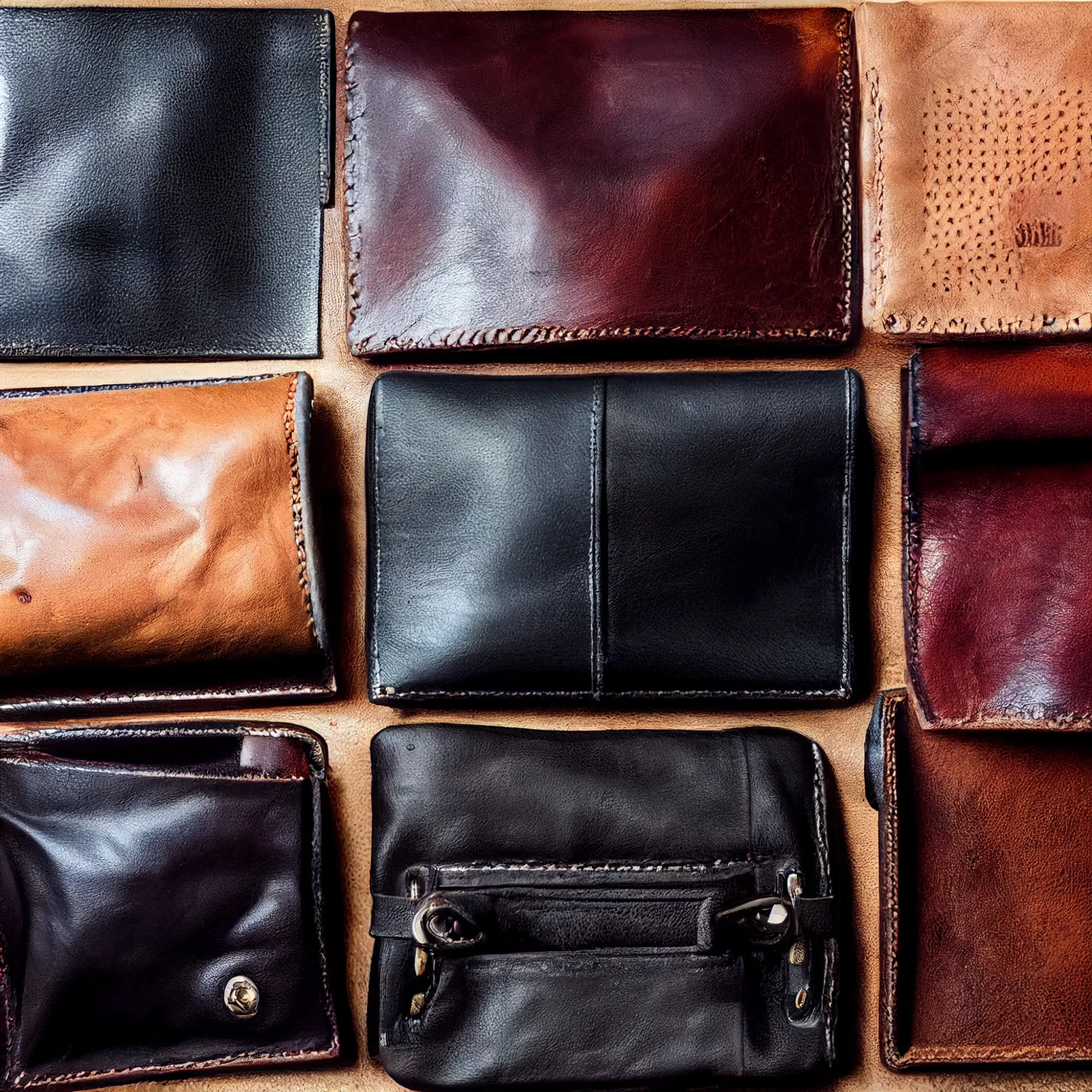 Serman Brands 2 ID Window Wallet for Men RFID Blocking Leather, Bifold Top Flip, Extra Capacity Travel Wallet